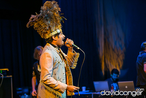 King Khan and The Shrines on the KEXP Stage