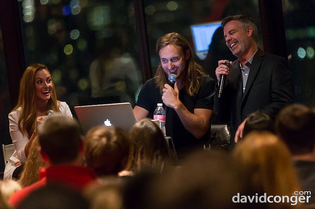 David Guetta at the Space Needle