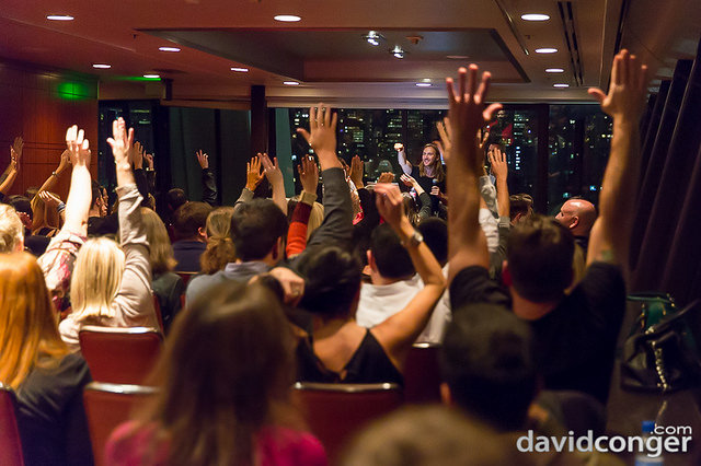 David Guetta at the Space Needle