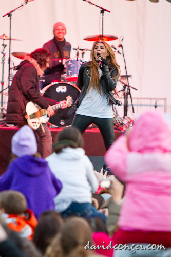 Miley Cyrus at Microsoft Store Opening