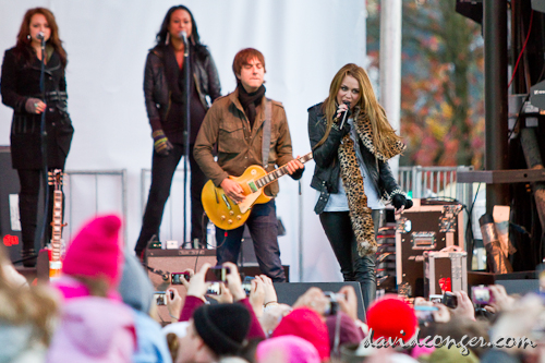 Miley Cyrus at Microsoft Store Opening
